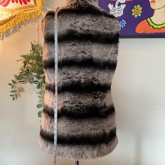 Rachel Zoe Faux Fur Vest Sz Sm - Picture 6 of 14